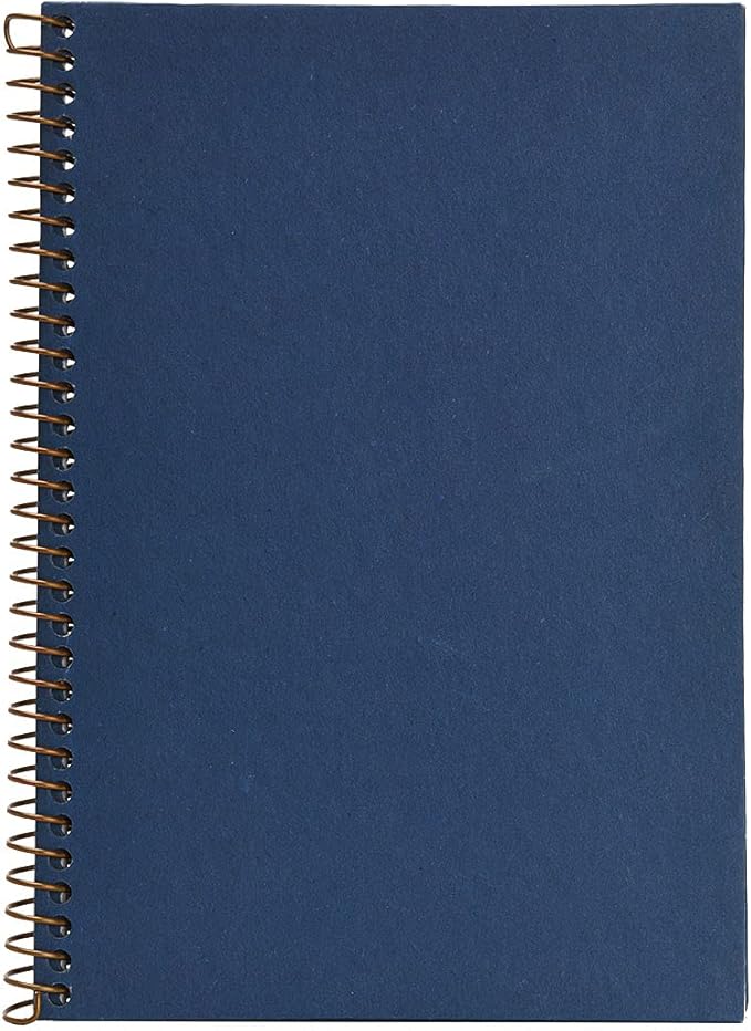 Mintra 100% Recycled Notebooks (Junior Size (6.5in x 9.5in), Solid Set 3pk)