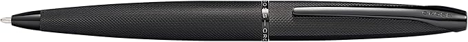 Cross ATX Brushed Black Stainless Steel Fine Nib Fountain Pen - Refillable Pen for Smooth Writing - Black Ink - Comfortable Grip - Long-Lasting - Professional Office Supplies