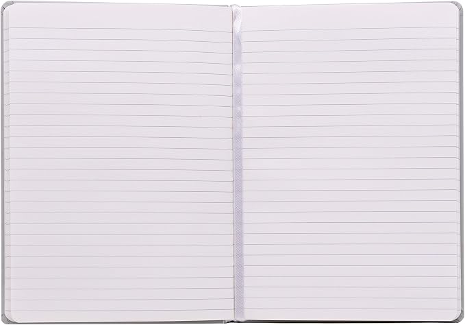 Pukka Pad Soft Cover A5 Notebook – Vegan Leather Journal with 192 Pages, 96 Sheets of 80GSM Ivory Paper, College Ruled without Margins – 5.8 x 8.2in, Oatmeal