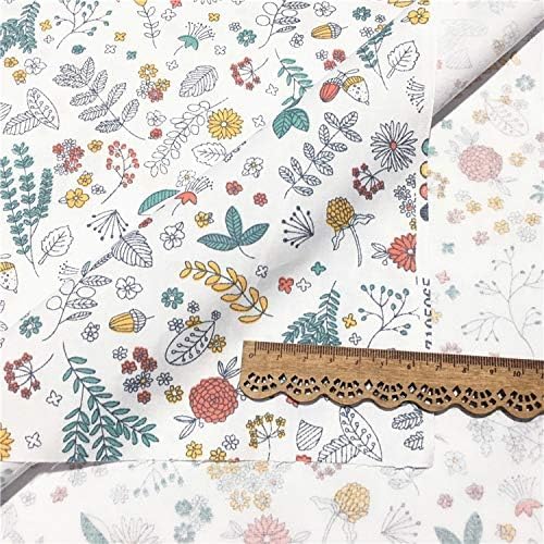 TAOSON 100% Cotton 300 Thread Count Body Pillow Cover Pillowcase Pillow Protector Cushion Cover with Zippers Only Cover No Insert (013 White Flower Leaves,21"x54") Fits 20 x 54 | 100% pure cotton full long body pillow case, white floral design, sturdy ...