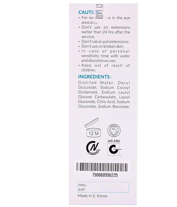 STACY LASH Shampoo 100ml Cleaning Kit of Eye Makeup Remover (Foam Cleanser) & Shampoo Brush & Mascara Brush Bundle with Eyelash Serum 5ml for Lash Growth and Thickness