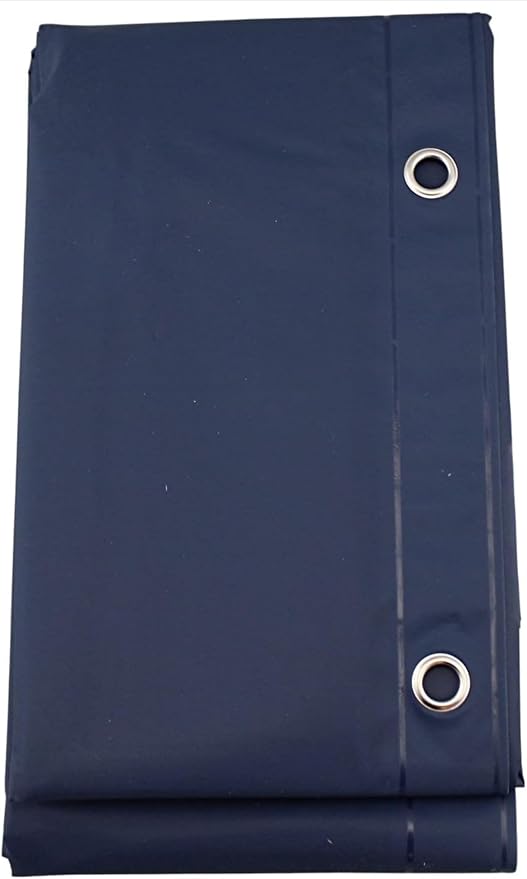 Home Expressions Premium 6 Guage PEVA Shower Curtain Liner - PVC Free Magnetized Bottom Odorless with Rustproof Grommets 70"x72" (Navy)