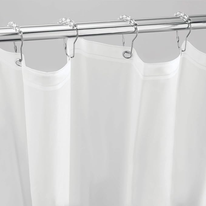 InterDesign EVA Shower Liner, 108" x 72", Frost