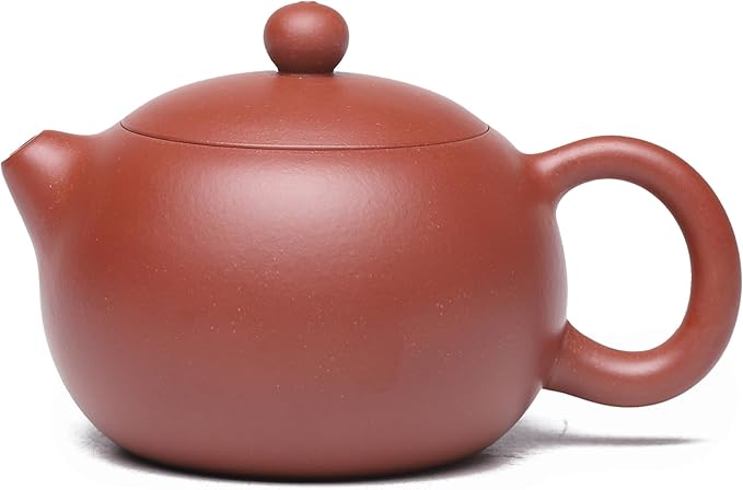 Fine Yixing Clay Teapot Set,Chinese Genuine Handmade Zisha Tea Pot 7.8 Oz with 2 Cups,Infuse Brew Kungfu Tea Maker