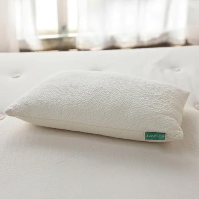 Avocado Organic Pillow Natural Latex Core with Kapok Fiber Fill (Queen (29" x 19"))
