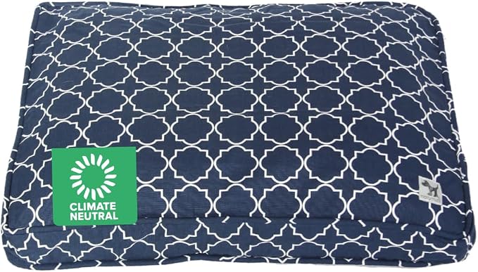Molly Mutt Small Dog Bed Cover - Romeo & Juliet Print - Measures 22”x27”x5’’ - 100% Cotton - Durable - Breathable - Sustainable - Machine Washable Dog Bed Cover