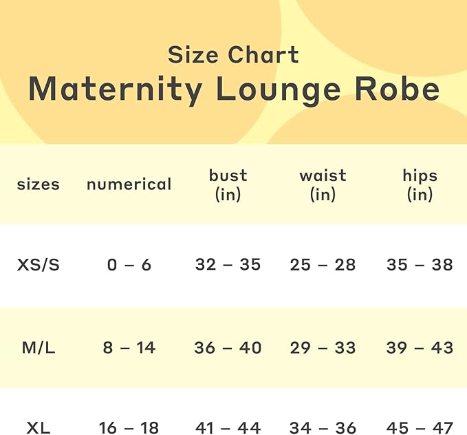 monica + andy Women's Robe, 100% Organic Women's Clothing for Labor & Delivery, Maternity Clothes, Postpartum Nightgown