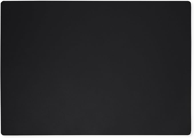Leatherology Premium Black Full Grain Leather Desk Pad – Modern Desk Mat for Home Office or Workspace – Water & Scratch Resistant, Slim Portable Design with Microsuede Lining