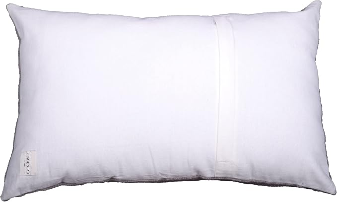 Trade Star Farmhouse Throw Pillow Case Lightweight Pillow Shams 100% Cotton Pillow Cover Tribal Home Decor Mudcloth Lumbar Back Rest Cushion Case (Grey Solid 14X22 INCHES)
