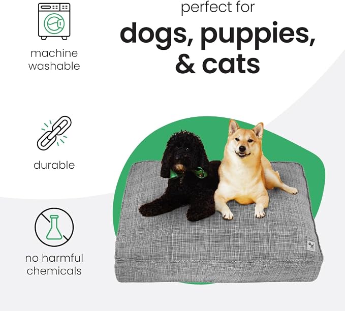 Molly Mutt River Dog Bed Duvet Cover, 100% Cotton Canvas Cover for Dog, Puppy, or Cat Bed, Durable, Washable, and Free of Harmful Chemicals, Small, 22"x27"x5"