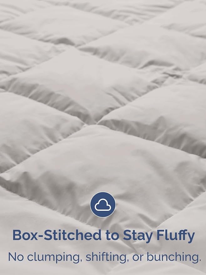 Queen Size, Black & Light Grey Alternative Down Comforter - Warm, Lightweight & Breathable Hotel Quality Bedding Set for Men, Women, Kids & Teens - All Season Cooling Microfiber Duvet Insert Comforter