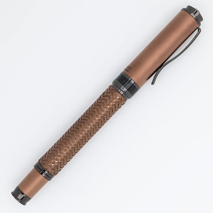 Monteverde Innova Formula M Fountain Pen, Bronze - Medium Nib, Premium PVD Coated Pen, Refillable, JoWo Stainless Steel Nib, Luxury Gift Box