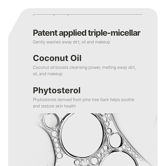 Illiyoon Gentle Deep Facial Cleanser | Low pH Gel-to-Foam Face Wash for Sensitive Skin, Hydrating Gel Cleanser & Daily Makeup Remover, Korean Skincare, 8.45 fl.oz.