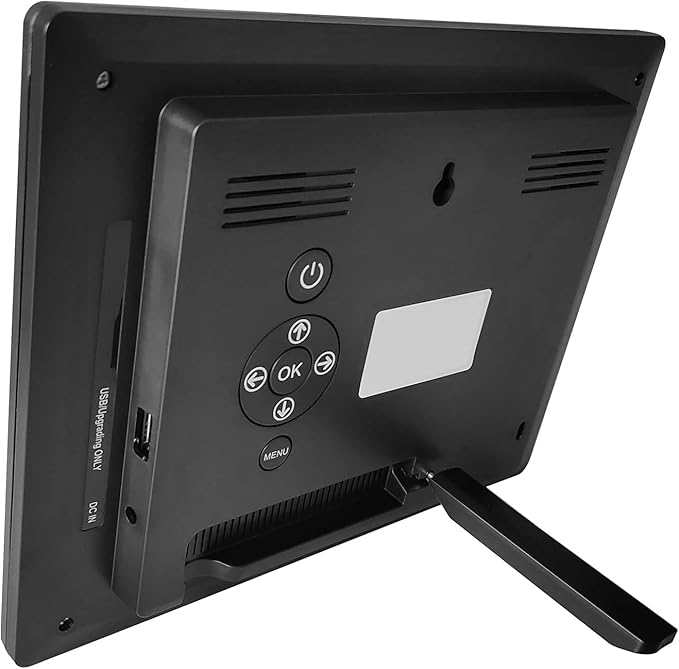 Digital Calendar Date Multi Alarm Clock 8 inch Large Display Auto-Dimming Electic Desk Table Wall Mount Office, Home, Kitchen, Room, School, Bedroom, Living Room (Black)