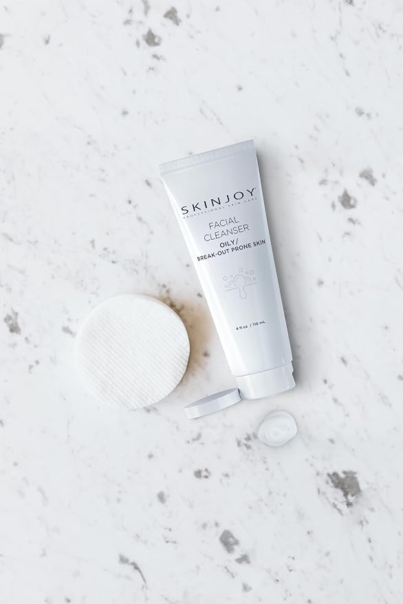 Facial Cleanser for Oily and Break-Out Prone Skin, Gentle Face Wash, Makeup Remover, Gluten-Free, Paraben-Free, Sulfate-Free - 4 fl oz