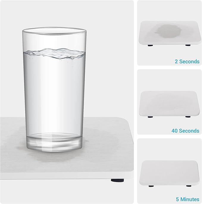 4PCS Stone Drying Dish, Water Absorbing Tray for Sink, Fast Drying Diatomite Sink Tray, Stone Soap Dish Kitchen Counter