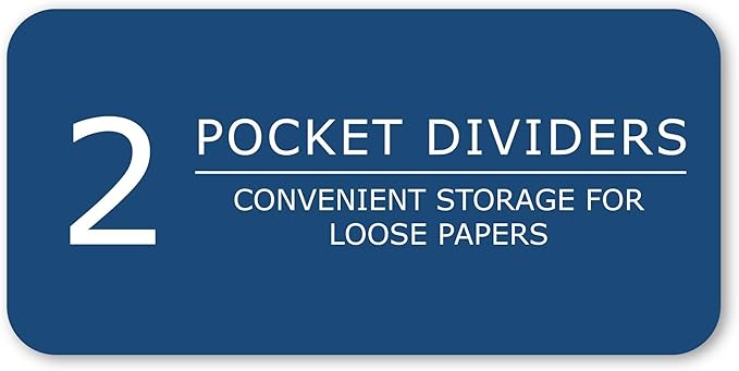 ROARING SPRING Environotes Recycled Spiral Notebook – 11" x 9", Two Subject, 80 Sheets, College Ruled Perforated Heavyweight 20 lb Paper, 2 Double Pocket, Made in USA