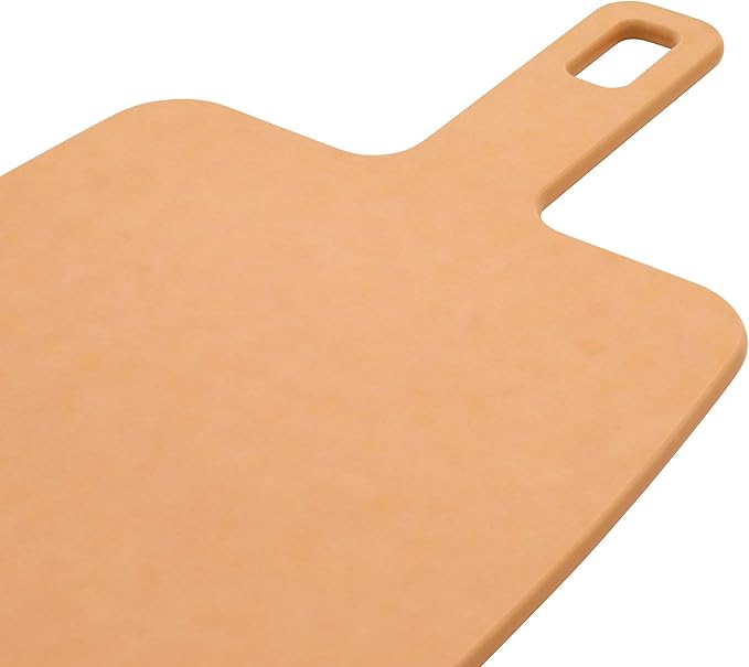 ZWILLING Plant Fiber 13-in x 7.5-in Cutting Board with Handle- Natural