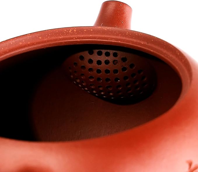Zisha Teapot Set Chinese Yixing Clay Tea Pot 11 Oz with 2 Cups,Personal Tea Maker Set,Masterpieces -Shrimp