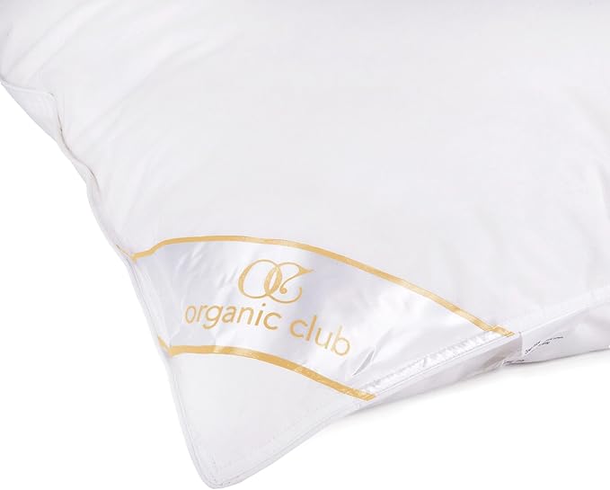 Wool Pillow – 100% Cotton Cover, Breathable & Temperature Regulating Bed Pillow, Natural Sheep Wool Fill, Hypoallergenic Sleeping Pillow (Square, Medium, Sheep Wool)