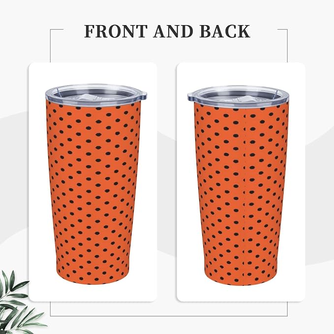 Neoprene Premium Pickleball Paddle 20oz Stainless Steel Tumbler With Straw And Lid, Travel Car Cup