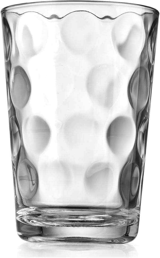 Home Essentials Juice Glasses Set Of 4 Water Tumbler Glasses Cups 7 oz Uses for Juice, Water, Cocktails, and more Beverages. Dishwasher safe…
