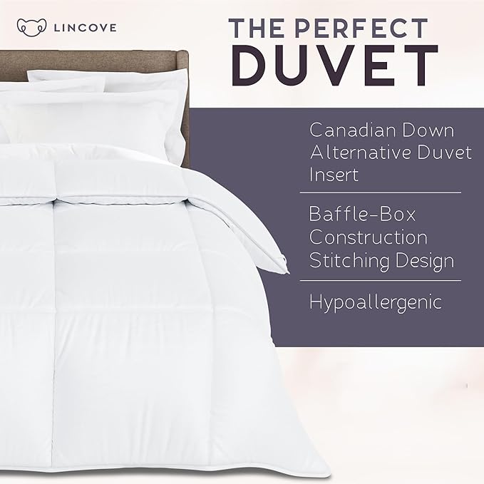 Down Alternative Comforter for Toddlers – Corner Loops in Each Corner, 400 Thread Count 100% Cotton Sateen Shell, Soft and Plush Feel, Size: 37”x51”