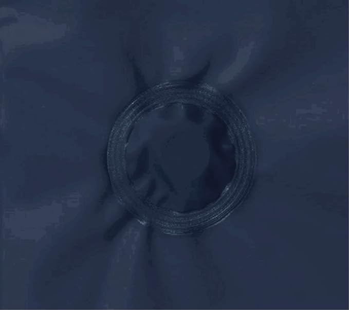 Home Expressions Premium 6 Guage PEVA Shower Curtain Liner - PVC Free Magnetized Bottom Odorless with Rustproof Grommets 70"x72" (Navy)
