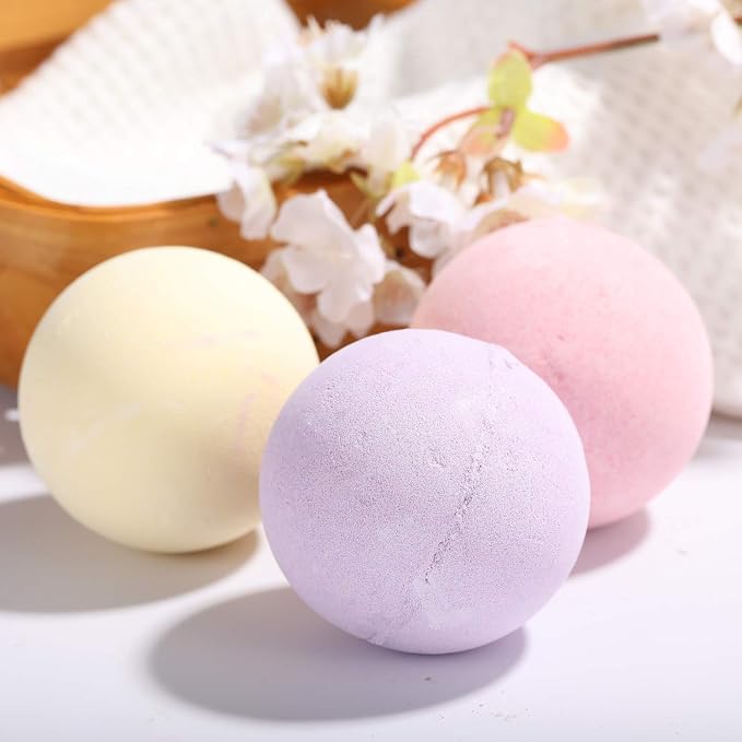 Spa Luxetique Epsom Salts for Soaking, 3.17lbs Bath Salts Gifts with Lavender, Rose, Chamomile Scent as Christmas Gifts for Woman, Spa Sets for Mom