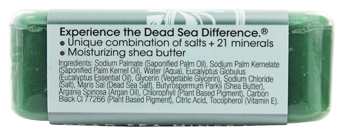 One With Nature Eucalyptus Dead Sea Mineral Soap, 7 Ounce Bar