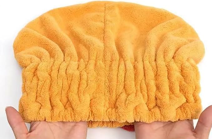 4 Pcs Hair Turban Wraps Super Absorbent Hair Towel Wraps Cute Microfiber Hair Drying Towel Caps with Bow Knot for Women Girls