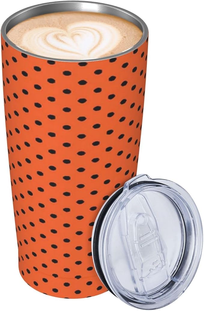 Neoprene Premium Pickleball Paddle 20oz Stainless Steel Tumbler With Straw And Lid, Travel Car Cup