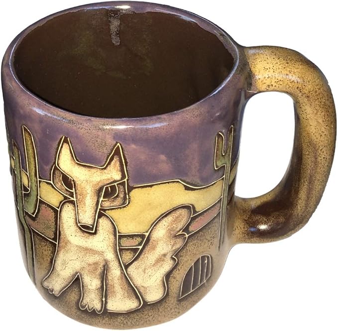Mara Stoneware Mug - Coyote Desert Cactus - 16 oz