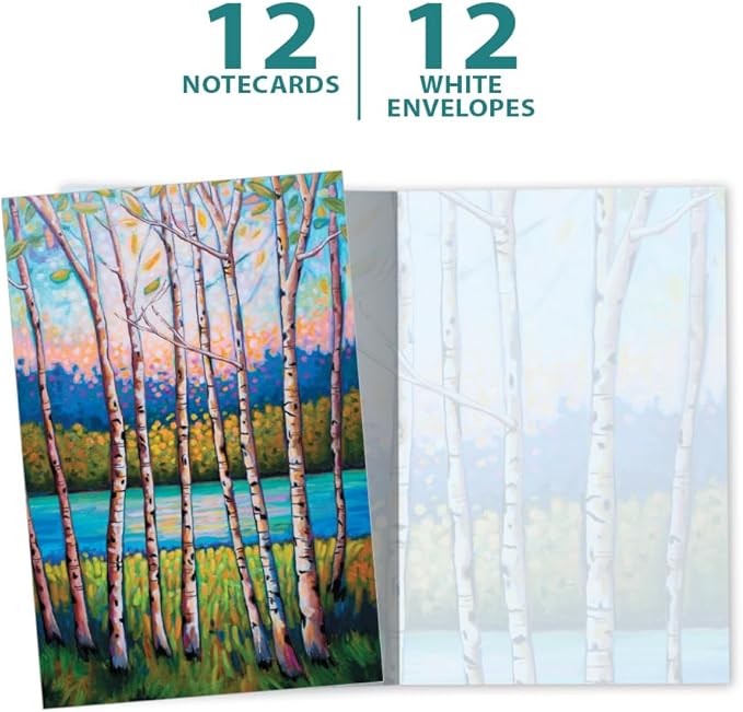 Tree-Free Greetings - All Occasion Cards - Artful Designs - 12 Cards + White Envelopes - Made in USA - 100% Recycled Paper - 4"x6" - Hope Springs Eternal (FS64171)