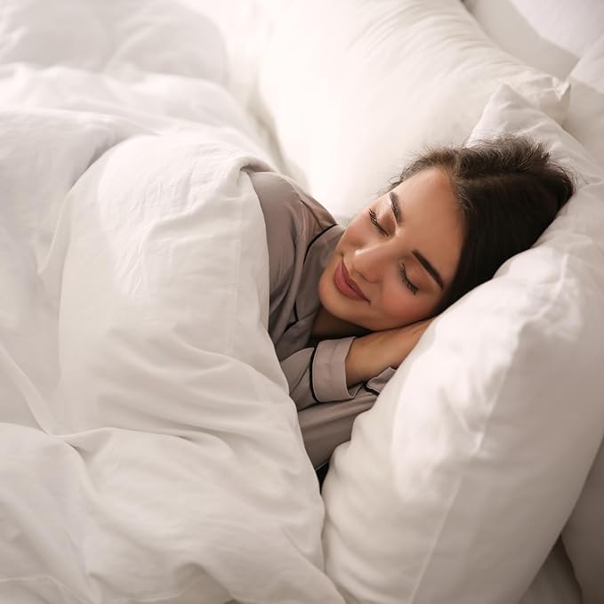 Ambassador Eco-Friendly Microfiber Comforter - 300 GSM Premium Gel Filling, Down-Like Insulation, 240TC Down-Proof Cotton Shell, Breathable & Sustainable, Seasons (King/Cali. King)