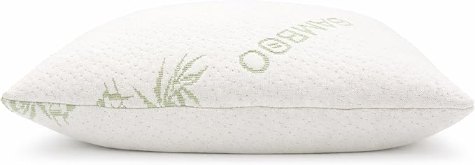 ORGANIC TEXTILES 100% Handmade Organic Shredded Latex Bed Pillow with Viscose Derived Bamboo Cover - (King, Pack of 1)