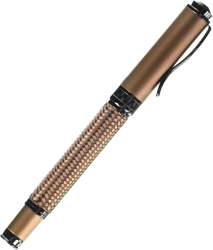 Monteverde Innova Formula M Fountain Pen, Bronze - Flex Nib, Durable PVD Coating, Refillable, JoWo Stainless Steel Nib, Premium Gift Box