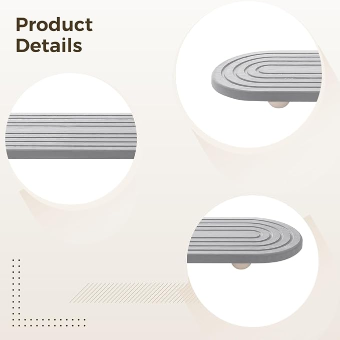 Sink Caddy Diatomaceous Earth - 11.8 X 3.9 in Tray, Stone Drying Mat, Absorbing Soap Dish