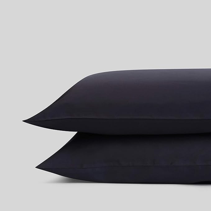 Fabdreams 100% Organic Cotton Standard Queen Pillowcases| 400 Thread Count | Luxury Hotel Collection | GOTS Certified Long Staple Cotton| Smoother Than Egyptian Cotton|Set of 2-20" x 30"|Dark Gray