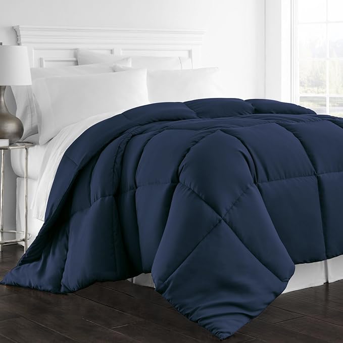 King Size Comforter - Luxury Goose Down Alternative Comforter Duvet Insert - Ultra Soft Hypoallergenic Bedding - with Corner Tabs - Hotel Dorm