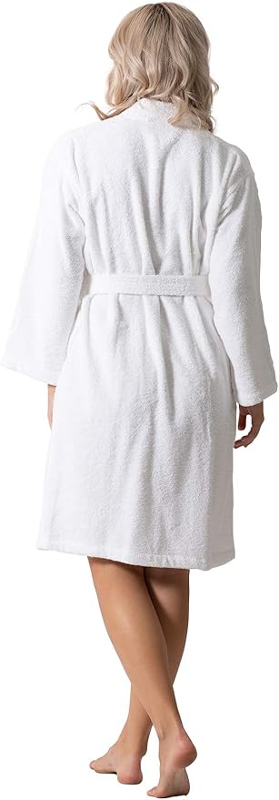 Luxurious Turkish Terry Kimono Collar Super-Soft Terry Absorbent Bathrobes for Women
