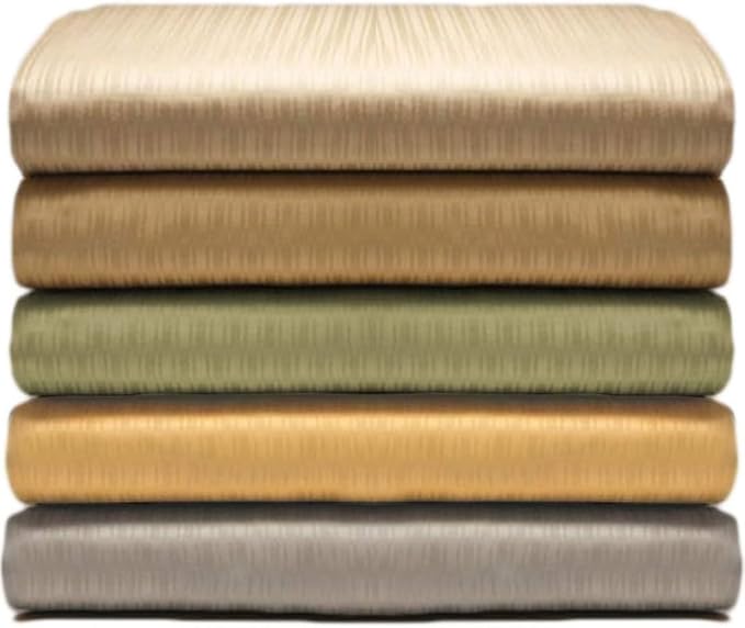 ORGANIC TEXTILES Luxury Euro Bed Sheets with Soft Sateen Cotton, GOTS Certified, Twin, 310 Thread Count, 1 Flat Sheet, 1 Fitted Sheet, 1 Pillowcase