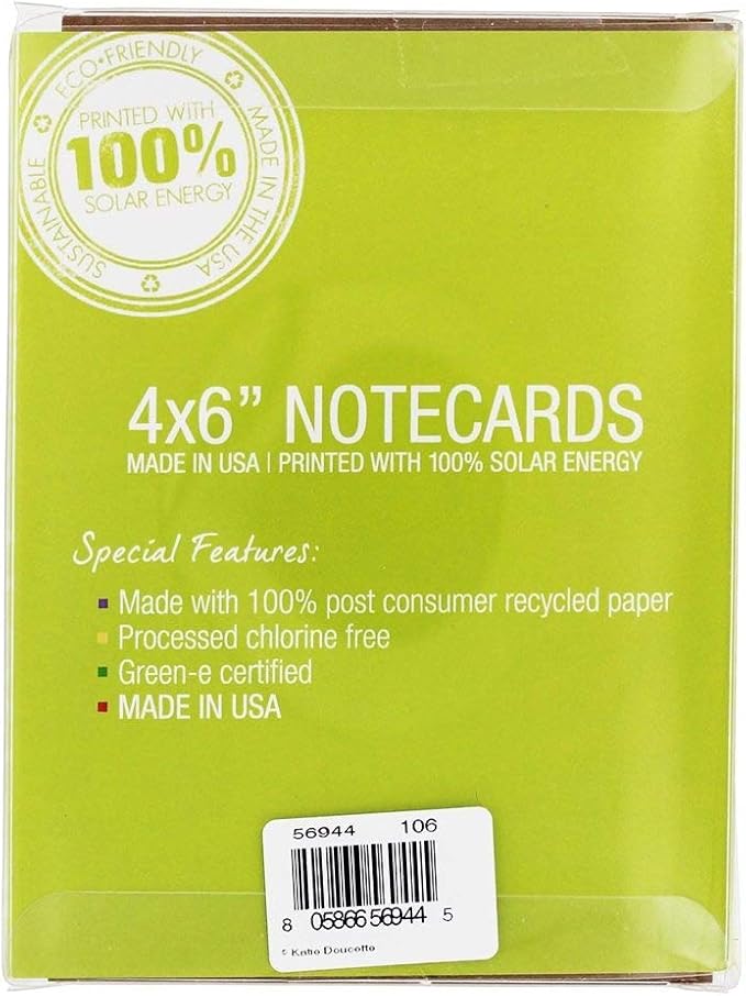 Tree-Free Greetings Never Too Happy All Occasion Cards - 12 Recycled 4x6 Notecards & White Envelopes, Thick Cardstock, Made in USA - Whimsical Bird Collage