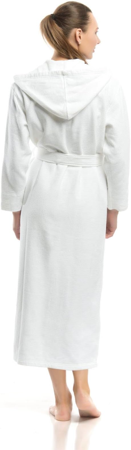 Plush Necessities Hooded Waffle Terry Robe