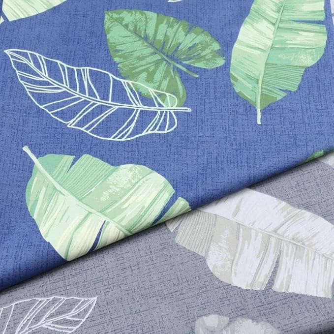 TAOSON 100% Cotton 300 Thread Count Body Pillow Cover Pillowcase Pillow Protector Cushion Cover with Zippers Only Cover No Insert (Dark Grey Banana Leaf,21"x54")