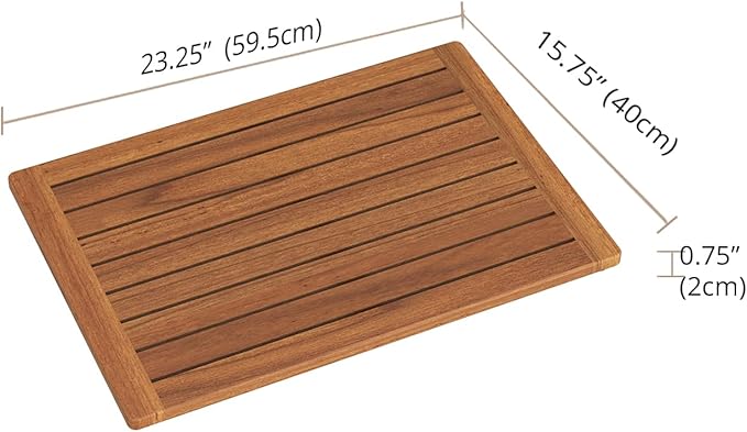 The Original Spa Teak Bath & Shower Mat