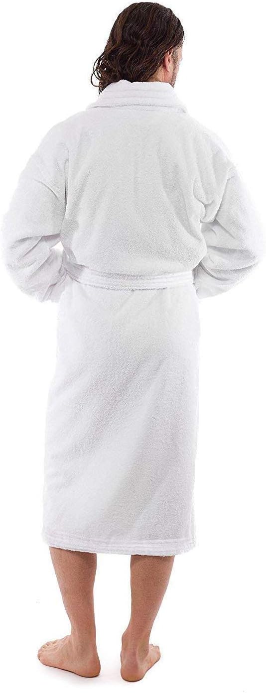 Marquess All-Cotton Bathrobe Thick Plush Cloth Housecoat Terry Toweling, Sweat Steaming Clothes Comfortable & Warm