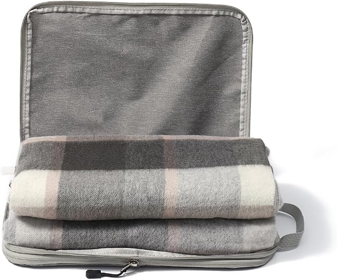 Pure Wool Jacquard Throw Blanket with Tassels, Large 55x83 inches, 1.5 lbs,Soft & Warm Lambswool Knee Throw Blanket for Couch Bed Outdoor Travel, Yellow Wool Throw