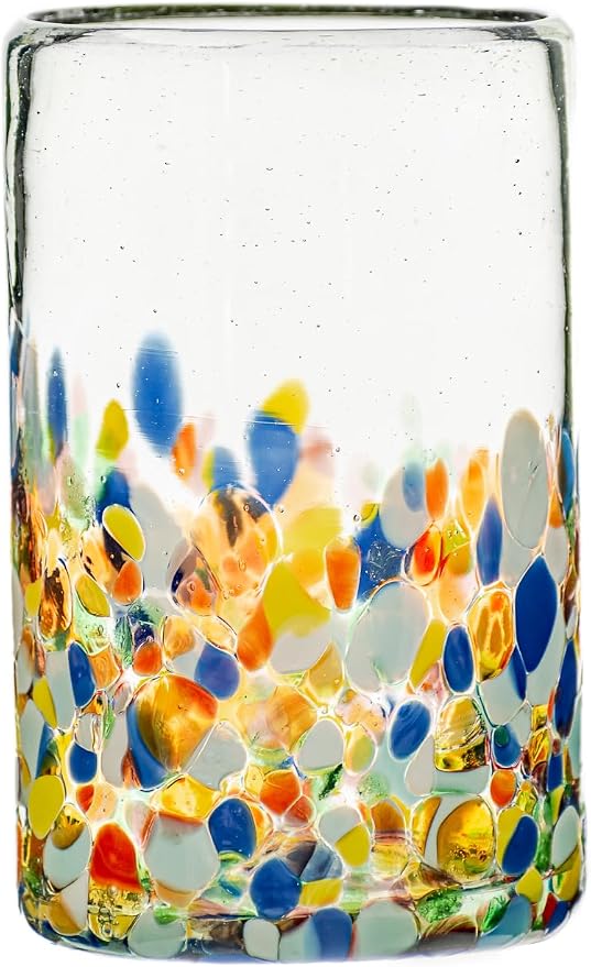 10 Strawberry Street San Lucas Mexican Glassware, Hiball, Set of 4