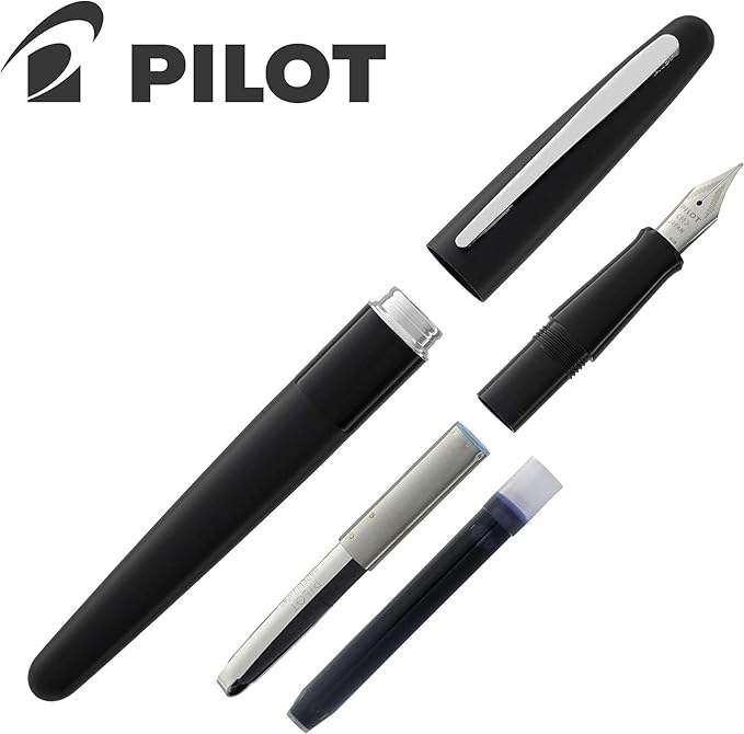Goldspot Personalized Pilot Metropolitan Classic Fountain Pen in Custom Engraved Pen in Black